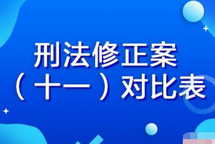 2021最新中华人民共和国刑法修正案(十一)
